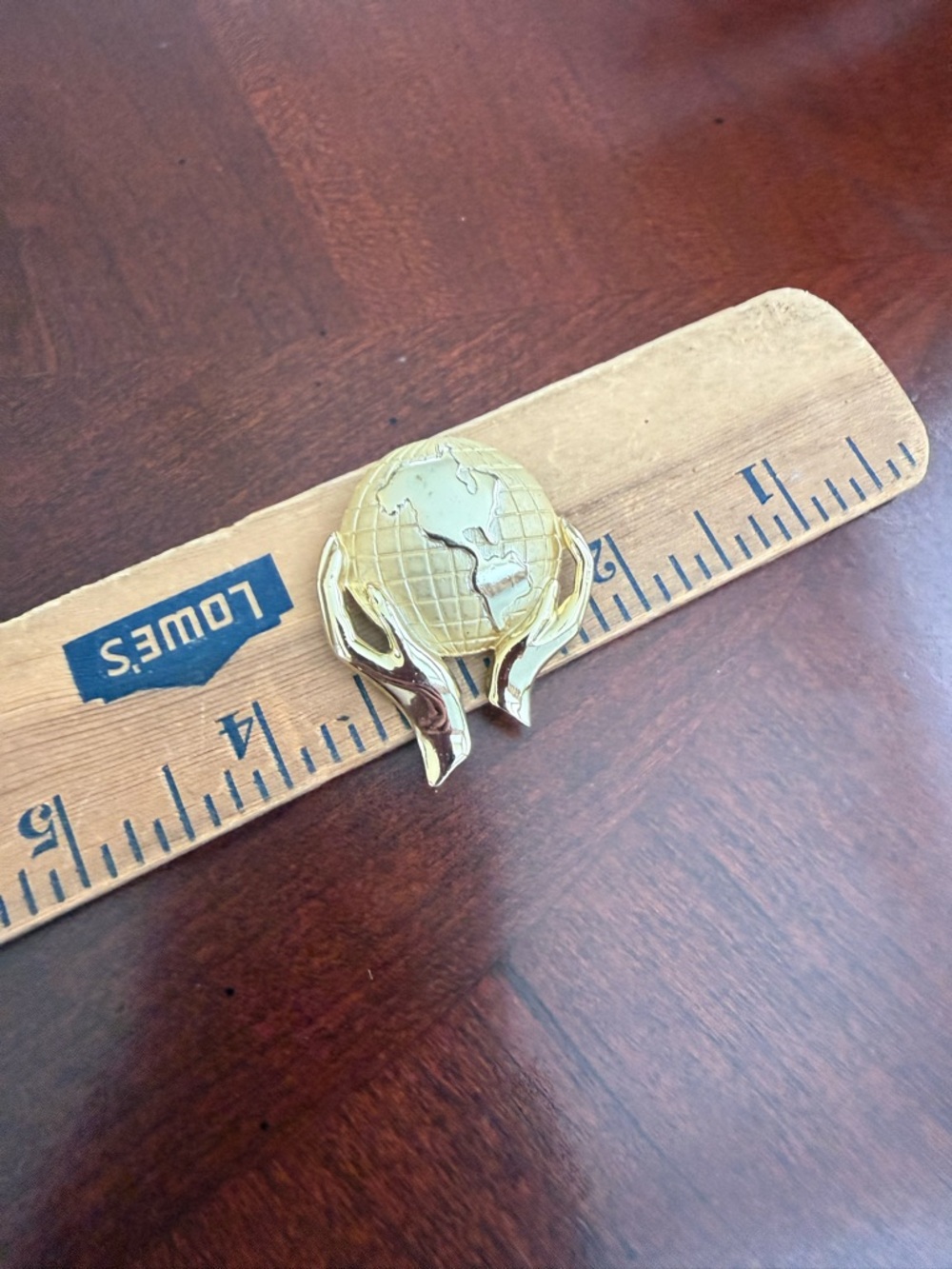 Vintage AJC World Brooch